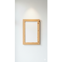 Ramka do obrazu lustra tablicy rustykalna z naturalnymi sękami 50x70