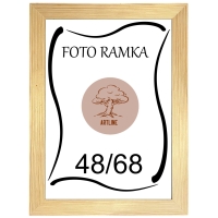 Ramka foto 48/68 drewniana (2/1,7) plakat puzle