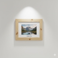 RAMA RUSTYKALNA 50x70 pusta do obrazu 4cm szeroka