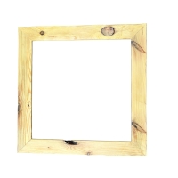 RAMA RUSTYKALNA 50x50 pusta do obrazu 4cm szeroka