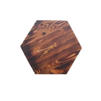 Ręcznie robiony zegar ścienny z drewna sosnowego | Rustykalny styl | Naturalna sosna z sękami