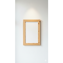 Ramka do obrazu lustra tablicy rustykalna z naturalnymi sękami 50x70