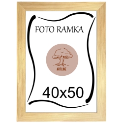 Ramka foto 40/50 drewniana sosnowa (2/1)