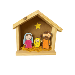szopka ramka dekoracja drewniana