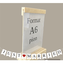 ramka podstawka z plexi na zdjęcie, reklamę A5 15x21