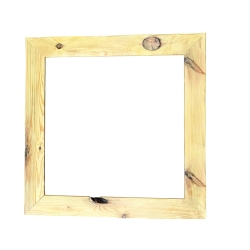 RAMA RUSTYKALNA 40x40 pusta do obrazu 4cm szeroka