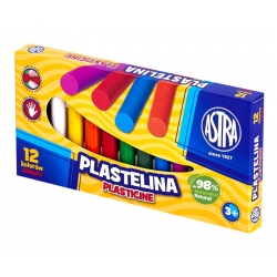 Plastelina - 12+1 kolorów